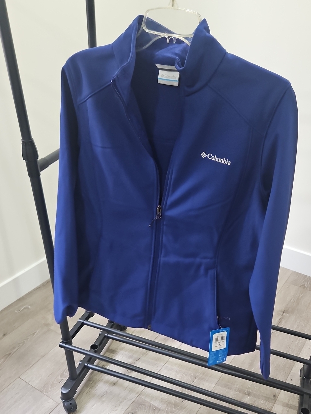 Columbia Women's Royal Blue Full-Zip Softshell Jacket